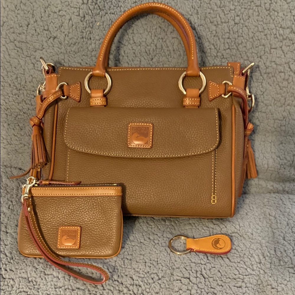 Dooney & Burke bag wristlet and Keychain